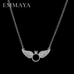 EMMAYA jaskrawo nowy wyrazisty naszyjnik Choker Angel Wings wisiorki naszyjniki dla kobiet prezenty