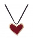 DIEZI Vintage Bohemia Big Heart Choker naszyjniki dla kobiet 2019 nowa ozdobna obroża naszyjniki wisiorek wesele prezenty