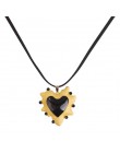 DIEZI Vintage Bohemia Big Heart Choker naszyjniki dla kobiet 2019 nowa ozdobna obroża naszyjniki wisiorek wesele prezenty