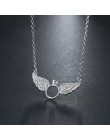 EMMAYA jaskrawo nowy wyrazisty naszyjnik Choker Angel Wings wisiorki naszyjniki dla kobiet prezenty