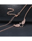 EMMAYA jaskrawo nowy wyrazisty naszyjnik Choker Angel Wings wisiorki naszyjniki dla kobiet prezenty