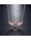 EMMAYA jaskrawo nowy wyrazisty naszyjnik Choker Angel Wings wisiorki naszyjniki dla kobiet prezenty