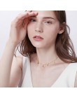 Vnox elegancka gwiazda Charms Chokers naszyjniki dla kobiet ze stali nierdzewnej modna kobieta Party Girl odzież uliczna biżuter