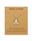 OHM budda lotos Mala joga Chakra OM wisiorki naszyjniki kobiety mężczyźni Unisex Handmade moda modny miłośnik biżuterii prezent 