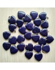 Hurtownie 50 sztuk/partia 2020 Assorted heart natural stone charms zawieszki do tworzenia biżuterii dobrej jakości 20mm darmowa 