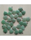 Hurtownie 50 sztuk/partia 2020 Assorted heart natural stone charms zawieszki do tworzenia biżuterii dobrej jakości 20mm darmowa 