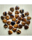 Hurtownie 50 sztuk/partia 2020 Assorted heart natural stone charms zawieszki do tworzenia biżuterii dobrej jakości 20mm darmowa 