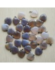 Hurtownie 50 sztuk/partia 2020 Assorted heart natural stone charms zawieszki do tworzenia biżuterii dobrej jakości 20mm darmowa 