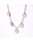 Vnox elegancka gwiazda Charms Chokers naszyjniki dla kobiet ze stali nierdzewnej modna kobieta Party Girl odzież uliczna biżuter