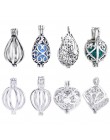 10pc mieszane Pearl Cage medalion wisiorki Vintage aromaterapia syrenka dyfuzor olejków eterycznych naszyjnik medalion dla DIY b