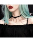 HZ nowy 2019 fajne zaprojektowany księżyc aksamitny wisiorek Chocker Metal osobowość Sexy Chain fajny naszyjnik dla kobiet Pub b