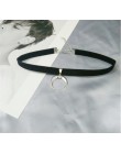 HZ nowy 2019 fajne zaprojektowany księżyc aksamitny wisiorek Chocker Metal osobowość Sexy Chain fajny naszyjnik dla kobiet Pub b