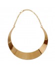 2019 New Fashion Series Alloy komunikat naszyjnik kobiety krótkie naszyjniki Collares Mujer Chunky Choker złoty naszyjnik Bijoux