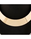 2019 New Fashion Series Alloy komunikat naszyjnik kobiety krótkie naszyjniki Collares Mujer Chunky Choker złoty naszyjnik Bijoux
