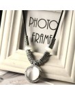 Naszyjniki i wisiorki wyróżniająca się biżuteria Collier Femme dla kobiet Boho Vintage Opal Maxi Colar skóra Bijoux kołnierz 201
