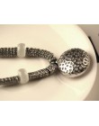 Naszyjniki i wisiorki wyróżniająca się biżuteria Collier Femme dla kobiet Boho Vintage Opal Maxi Colar skóra Bijoux kołnierz 201