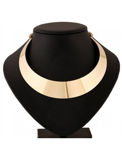 2019 New Fashion Series Alloy komunikat naszyjnik kobiety krótkie naszyjniki Collares Mujer Chunky Choker złoty naszyjnik Bijoux