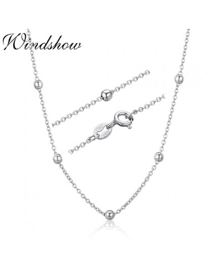 925 srebro krzyż ozdobiony paciorkami łańcuch Choker naszyjniki kobiety dziewczęta 40cm 45cm biżuteria kolye collares collane co