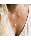 Nieregularne słodkowodne perły naszyjnik kobiety eleganckie złote łańcuchy kołnierz naszyjniki biżuteria collares collier femme 