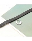 HZ nowy 2019 fajne zaprojektowany księżyc aksamitny wisiorek Chocker Metal osobowość Sexy Chain fajny naszyjnik dla kobiet Pub b
