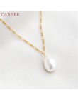 Nieregularne słodkowodne perły naszyjnik kobiety eleganckie złote łańcuchy kołnierz naszyjniki biżuteria collares collier femme 