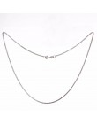 35-80cm dostępne 925 srebro łańcuch popcorn krótki Choker naszyjnik kobiety biżuteria dziewczęca Colar Collier Collares Mujer Ko