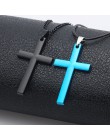 2019 punkowy krzyż naszyjnik z jezusem dla mężczyzn Unisex Hip Hop fajne długi łańcuch religijne naszyjniki mężczyzna chłopcy Pa