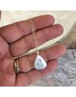 Nieregularne słodkowodne perły naszyjnik kobiety eleganckie złote łańcuchy kołnierz naszyjniki biżuteria collares collier femme 