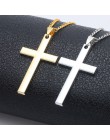 2019 punkowy krzyż naszyjnik z jezusem dla mężczyzn Unisex Hip Hop fajne długi łańcuch religijne naszyjniki mężczyzna chłopcy Pa