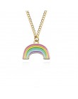 Dropshipping jednorożec naszyjnik najlepsi przyjaciele Kawaii śliczny naszyjnik złoty łańcuch Choker dla kobiet dziewczyn prezen
