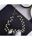 2019 nowości Hot moda czarny kryształ naszyjnik Kolye Collier prosty krzyż Strand zroszony Chokers naszyjniki kobiety biżuteria