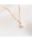 Nieregularne słodkowodne perły naszyjnik kobiety eleganckie złote łańcuchy kołnierz naszyjniki biżuteria collares collier femme 