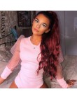 FANTOYE nowa koronkowa bufiaste rękawy damskie body jesień z długim rękawem Polka Dot Vintage kombinezon typu bodycon topy Skinn