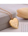 "Kocham cię" rzeźbione 6 kolorów DIY love Heart Secret Message medalion naszyjnik wisiorek prezent Vintage dla miłośników pary n