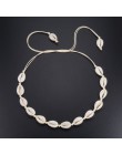 Lato kobiety naszyjnik czarny naszyjnik na lince regulowany Boho muszle naszyjniki naturalna muszla Choker dla dziewczyn biżuter
