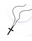 Hip Hop mężczyźni krzyż naszyjnik religijny łańcuch wyróżniający się naszyjnik urok biżuterii