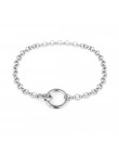 KMVEXO Vintage Punk łańcuszek naszyjnik dla kobiet 2019 nowe złote srebrne duże okrągłe wisiorek kołnierz Choker sweter Chain na