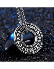 Beier stal nierdzewna 316L Viking islandzki Vegvisir kask Horror w runiczny koło wisiorek magiczne kije mężczyźni Rune Amulet LP