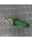 24 sztuk/partia Healing Point Chakra wisiorki sześciokątne kryształy kwarcu kształt kuli kamień DIY wahadło koraliki do tworzeni