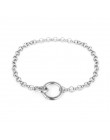 KMVEXO Vintage Punk łańcuszek naszyjnik dla kobiet 2019 nowe złote srebrne duże okrągłe wisiorek kołnierz Choker sweter Chain na