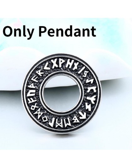 Beier stal nierdzewna 316L Viking islandzki Vegvisir kask Horror w runiczny koło wisiorek magiczne kije mężczyźni Rune Amulet LP