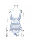 Kryptograficzna siatka przezroczysta koronka Body Sexy V-Neck kombinezony dla kobiet 2020 miś Catsuits moda Body Mujer odzież kl