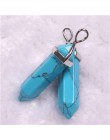 24 sztuk/partia Healing Point Chakra wisiorki sześciokątne kryształy kwarcu kształt kuli kamień DIY wahadło koraliki do tworzeni