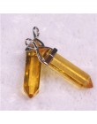 24 sztuk/partia Healing Point Chakra wisiorki sześciokątne kryształy kwarcu kształt kuli kamień DIY wahadło koraliki do tworzeni