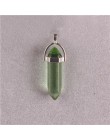 24 sztuk/partia Healing Point Chakra wisiorki sześciokątne kryształy kwarcu kształt kuli kamień DIY wahadło koraliki do tworzeni