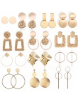 Moda kreatywne kolczyki 2019 duże geometryczne okrągłe kolczyki dla kobiet kolczyki wiszące Drop Earing nowoczesna damska biżute