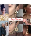 Moda kreatywne kolczyki 2019 duże geometryczne okrągłe kolczyki dla kobiet kolczyki wiszące Drop Earing nowoczesna damska biżute