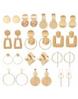 Moda kreatywne kolczyki 2020 duże geometryczne kolczyki dla kobiet kolczyki wiszące Drop Earing nowoczesna biżuteria