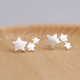 925 sterling silver Star stadniny kolczyki dla kobiet elegancka biżuteria ślubna pendientes mujer moda 2018 Brincos eh907