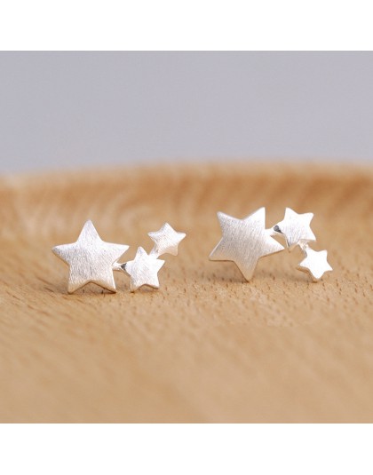 925 sterling silver Star stadniny kolczyki dla kobiet elegancka biżuteria ślubna pendientes mujer moda 2018 Brincos eh907